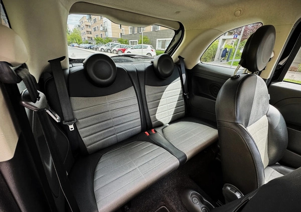 Fiat 500 cena 29999 przebieg: 134000, rok produkcji 2009 z Warszawa małe 407